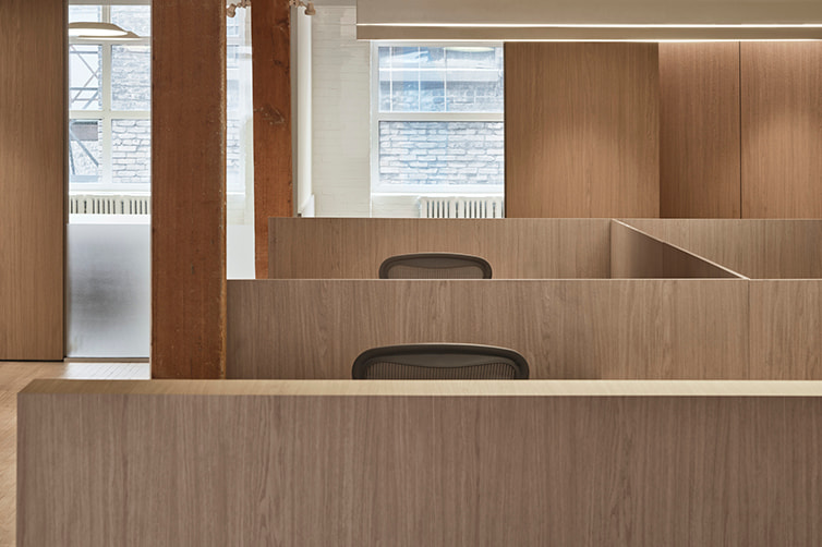 Master Oak panels in Addario project in Toronto