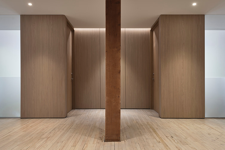 Master Oak panels in Addario project in Toronto