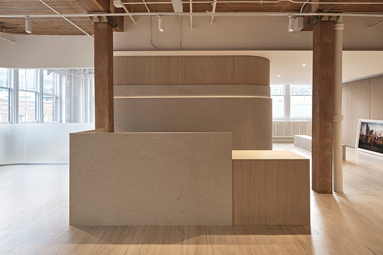 Master Oak panels in Addario project in Toronto