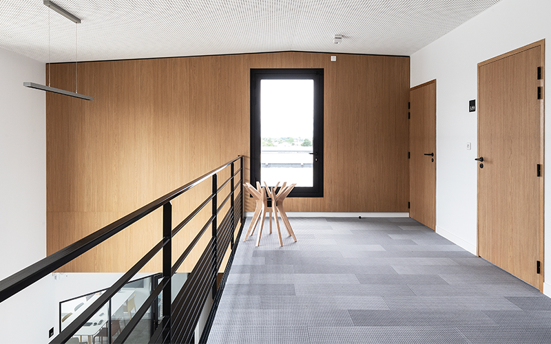 Master oak, alternative to veneer, in hpl door format