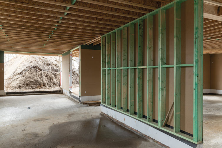 Günter used Qualirack on the ground floor and in the dry rooms. 