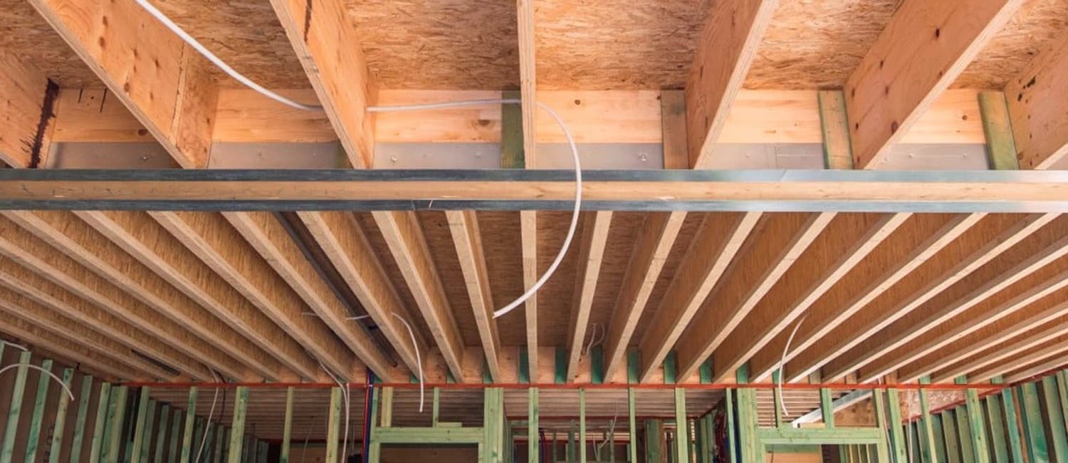 Timber frame construction panels