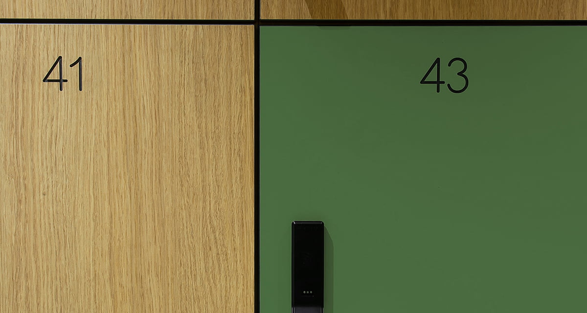 MDF coloured core - lockers