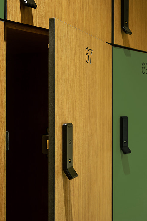 MDF coloured core - lockers