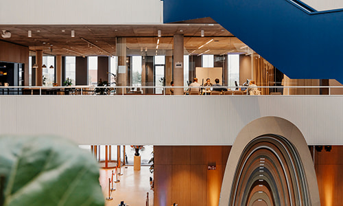 Unilin Panels headquarters made with sustainable panels